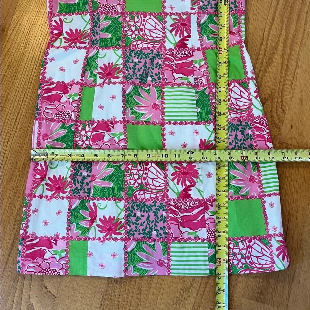 Lilly Pulitzer Brycer Printed Ruffle Dress multi patchtastic size 6/8 - Picture 5 of 9